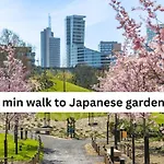 Modern 50m2 Flat By Japanese Garden, 3rd Floor *