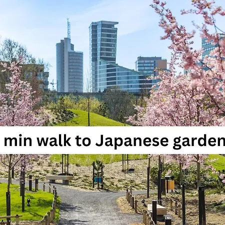 Modern 50m2 Flat By Japanese Garden, 3rd Floor *