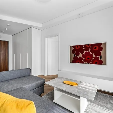 Апартаменты Modern 50m2 Flat By Japanese Garden, 3rd Floor Вильнюс