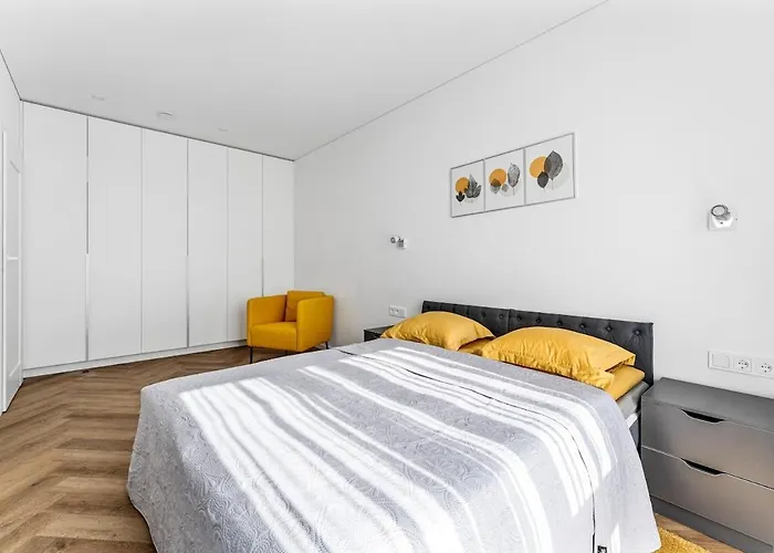 Modern 50m2 Flat By Japanese Garden, 3rd Floor Apartament Wilno