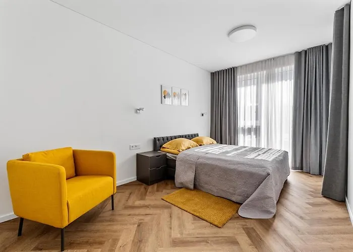 Apartament Modern 50m2 Flat By Japanese Garden, 3rd Floor Wilno