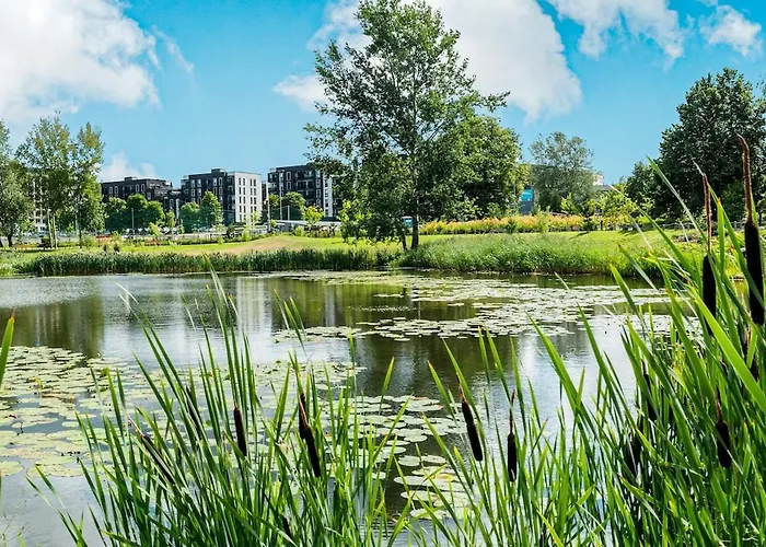 Modern 50m2 Flat By Japanese Garden, 3rd Floor Apartman Vilnius