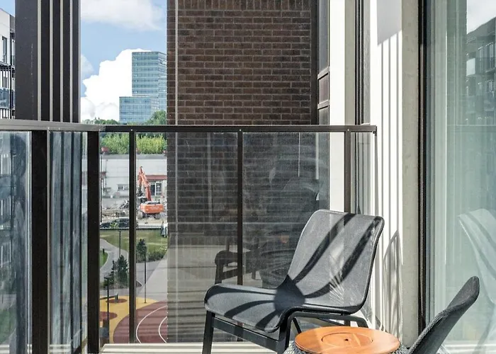 Modern 50m2 Flat By Japanese Garden, 3rd Floor Apartament Wilno