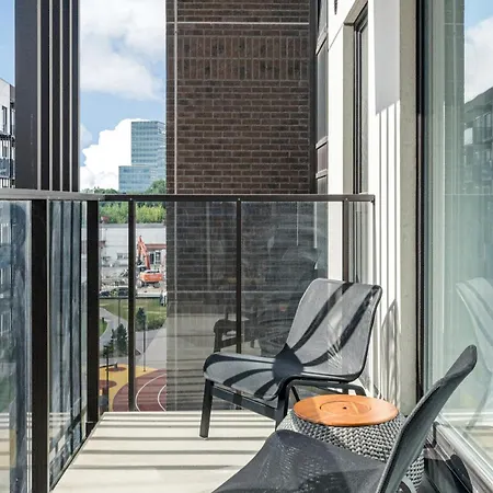 Modern 50m2 Flat By Japanese Garden, 3rd Floor شقة فيلنيوس