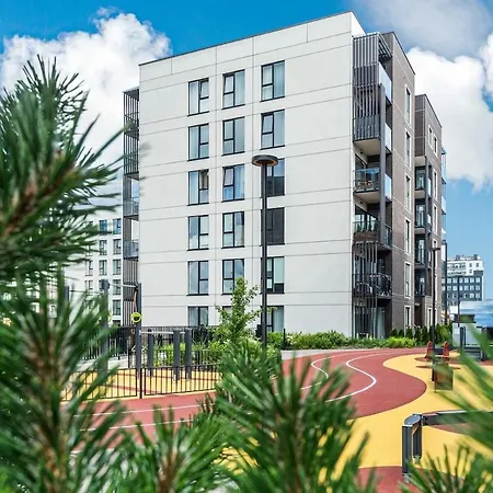 Modern 50m2 Flat By Japanese Garden, 3rd Floor * וילנה